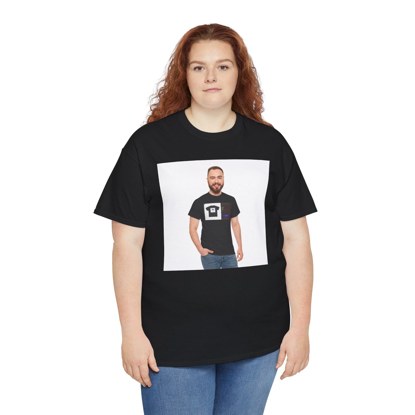 Lil God Dan Tee in a Tee in a Website Tee on a Random Guy Tee