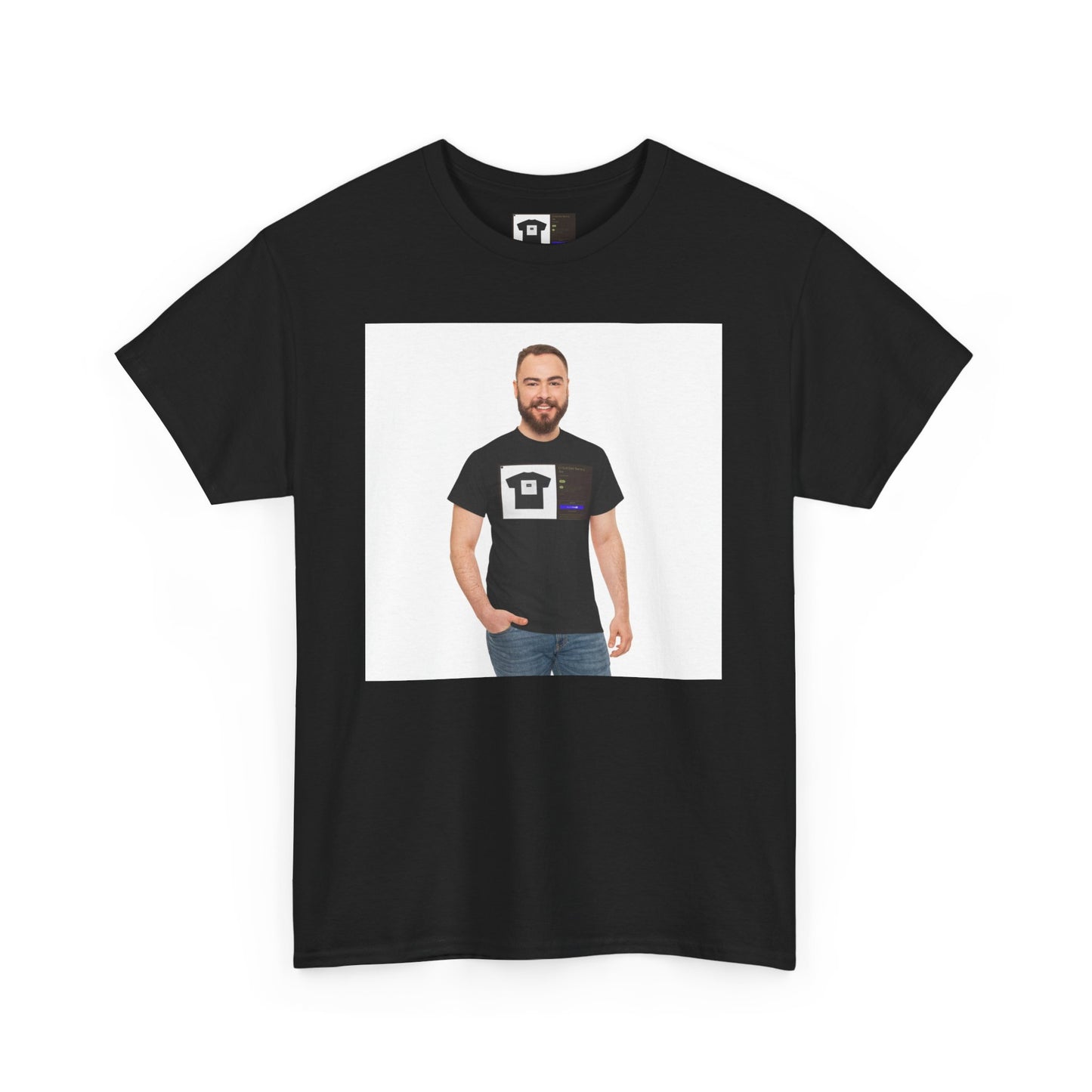 Lil God Dan Tee in a Tee in a Website Tee on a Random Guy Tee
