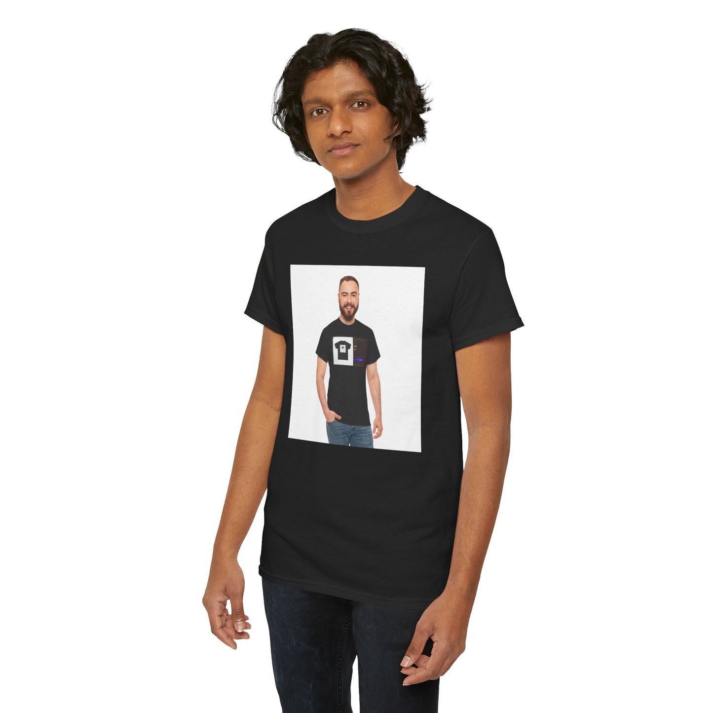 Lil God Dan Tee in a Tee in a Website Tee on a Random Guy Tee