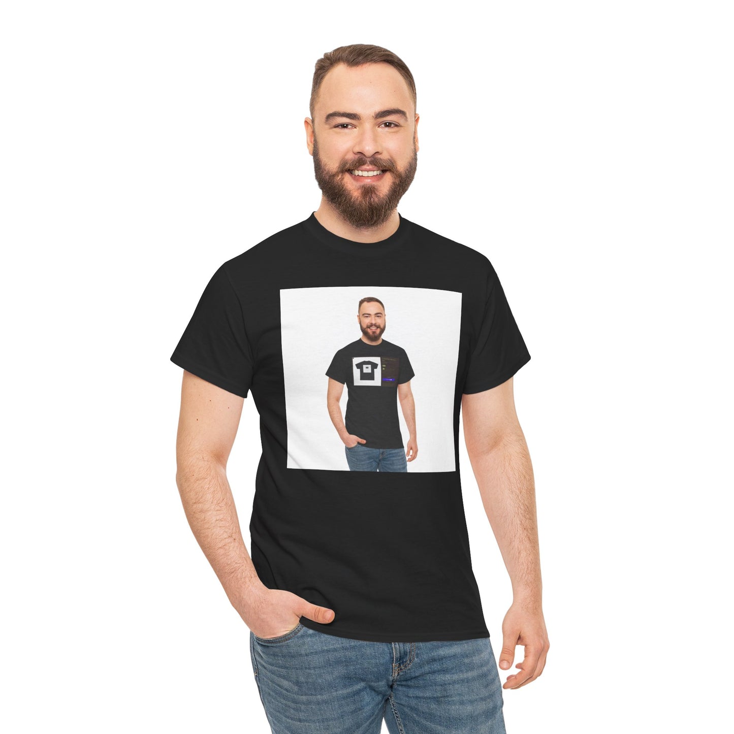 Lil God Dan Tee in a Tee in a Website Tee on a Random Guy Tee