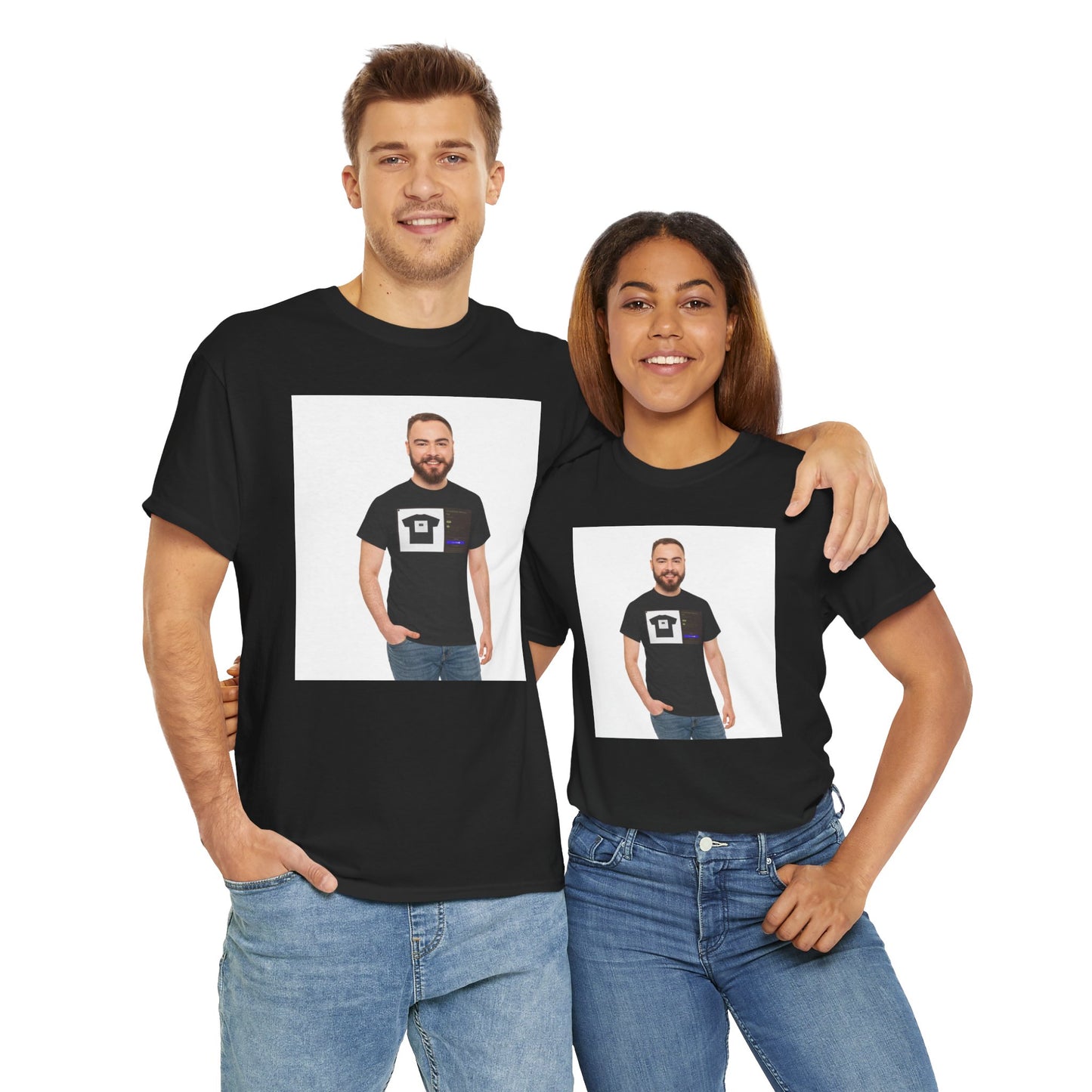 Lil God Dan Tee in a Tee in a Website Tee on a Random Guy Tee